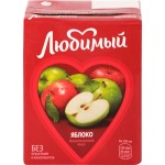 Напиток сокосодержащий ЛЮБИМЫЙ Яблоко осветленный, 0.2л
