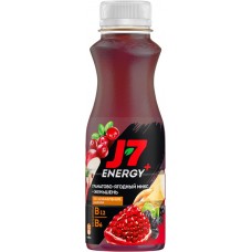 Напиток сокосодержащий J7 Energy Яблоко, гранат, черноплодная рябина, клюква, 0.3л в магазинах Лента