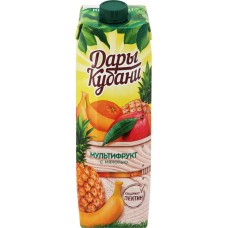 Нектар ДАРЫ КУБАНИ Мультифруктовый с мякотью, 0.95л в магазинах Лента