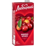 Нектар ЛЮБИМЫЙ Яблоко, вишня, черноплодная рябина, 0.97л
