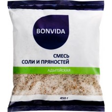 Соль BONVIDA Адыгейская с пряностями, 450г в магазинах Лента