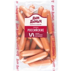 Сосиски ДЫМ ДЫМЫЧ Российские, весовые в магазинах Лента