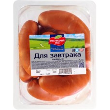 Сардельки МЯСНИЦКИЙ РЯД Для завтрака натуральная оболочка, весовые в магазинах Лента