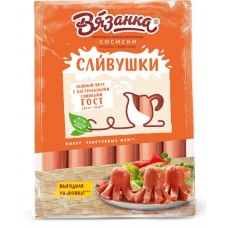 Сосиски ВЯЗАНКА Сливушки, весовые в магазинах Лента