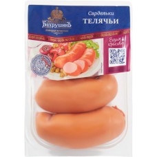 Сардельки телячьи БАХРУШИНЪ, 500г в магазинах Лента