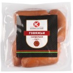 Сардельки говяжьи КРОНШТАДТСКИЙ натуральная оболочка ГОСТ, весовые Сардельки говяжьи КРОНШТАДТСКИЙ натуральная оболочка ГОСТ, весовые