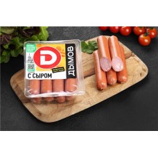 Сосиски ДЫМОВ с сыром, 464г в магазинах Лента