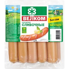 Сосиски ВЕЛКОМ Сливочные, 460г в магазинах Лента