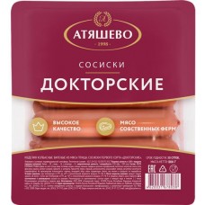 Сосиски АТЯШЕВО Докторские, 500г в магазинах Лента