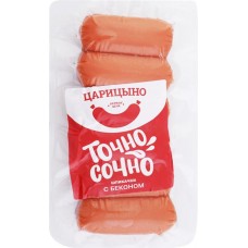 Шпикачки ЦАРИЦЫНО с беконом, 400г в магазинах Лента