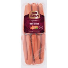 Сосиски ДЫМ ДЫМЫЧ Венские, 1-й сорт, 700г в магазинах Лента