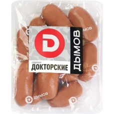 Сардельки из мяса птицы ДЫМОВ Докторские, весовые в магазинах Лента