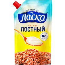 Соус майонезный ЛАСКА Постный 56%, 380г в магазинах Лента