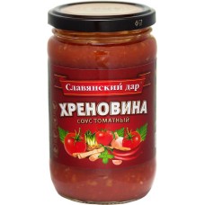 Соус томатный СЛАВЯНСКИЙ ДАР Хреновина, 360г в магазинах Лента