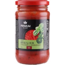 Соус томатный PREMIUM CLUB с базиликом, 350г в магазинах Лента