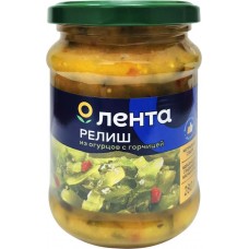 Релиш из огурцов ЛЕНТА с горчицей, 280г в магазинах Лента