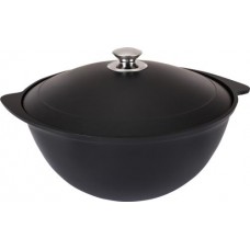 Казан для плова КУКМАРА антипригарное покрытие, литой алюминий, 6л в магазинах Лента