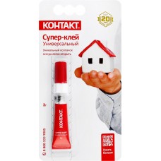 Супер-клей КОНТАКТ, Арт. КМ 80-Б03, 3г в магазинах Лента