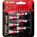 Супер-клей СИЛА СТМ SBL1-6 Сверхпрочный Арт. C0045533, 6х1г