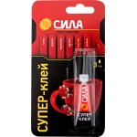 Супер-клей СИЛА SBL1-3 Сверхпрочный Арт. C0039198, 3г