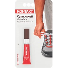 Супер-клей для обуви КОНТАКТ гель, 3г в магазинах Лента
