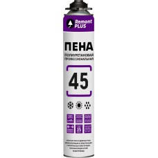 Пена монтажная REMONT PLUS 45 Pro, всесезонная Арт. 9413070, 585мл в магазинах Лента