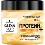 Маска для поврежденных волос GLISS KUR Укрепляющий микс, с маслом ши, 400мл