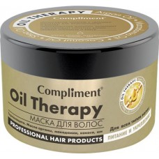 Маска для всех типов волос COMPLIMENT Oil therapy питание и укрепление, 500мл в магазинах Лента