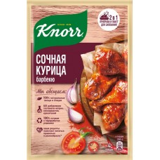 Смесь KNORR На второе Сочная курица барбекю, 26г в магазинах Лента