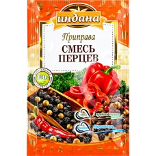 Приправа ИНДАНА Смесь перцев, измельченная, 15г в магазинах Лента