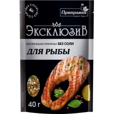 Приправа для рыбы ПРИПРАВИЯ Эксклюзив Натуральная, без соли, 40г в магазинах Лента
