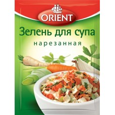 Приправа ORIENT Зелень для супа, нарезанная, 14г в магазинах Лента
