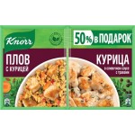 Смесь для приготовления KNORR На второе Плов и Курица в сливочном соусе, 48г Смесь для приготовления KNORR На второе Плов и Курица в сливочном соусе, 48г