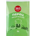 Перец черный 365 ДНЕЙ молотый, 15г
