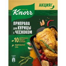 Приправа для курицы KNORR с чесноком, 24г в магазинах Лента
