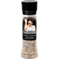 Соль #SALTBAE с черным перцем, мельница, 350г в магазинах Лента