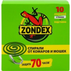 Спираль от комаров ZONDEX, 10шт в магазинах Лента
