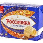 Спред растительно-жировой ЕЖК Россиянка 72,5%, с змж, 180г Спред растительно-жировой ЕЖК Россиянка 72,5%, с змж, 180г