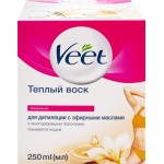 Воск для эпиляции VEET теплый, 250мл