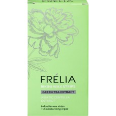 Полоски восковые для депиляции FRELIA с экстрактом зеленого чая, для области бикини, 6шт в магазинах Лента