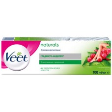 Крем для депиляции VEET Naturals с маслом виноградной косточки, для чувствительной кожи, 100г в магазинах Лента