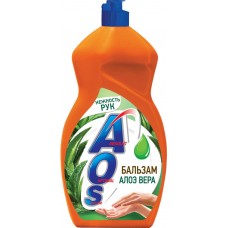 Средство для мытья посуды AOS Бальзам с алоэ вера, 1.3л в магазинах Лента
