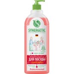Средство для мытья посуды и детских игрушек SYNERGETIC биоразлагаемое с ароматом арбуза, 1л Средство для мытья посуды и детских игрушек SYNERGETIC биоразлагаемое с ароматом арбуза, 1л