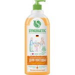 Средство для мытья посуды и детских игрушек SYNERGETIC биоразлагаемое с ароматом апельсина, 1л Средство для мытья посуды и детских игрушек SYNERGETIC биоразлагаемое с ароматом апельсина, 1л