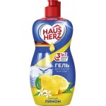 Средство для мытья посуды HAUS HERZ Сочный лимон, 450мл Средство для мытья посуды HAUS HERZ Сочный лимон, 450мл