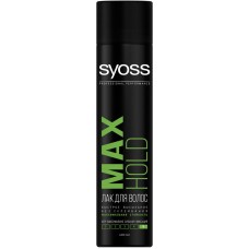 Лак для волос SYOSS Max Hold, максимально сильная фиксация, 400мл в магазинах Лента