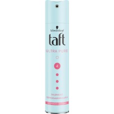 Лак для волос TAFT Ultra Pure без силикона и отдушек, сверхсильная фиксация, 250мл в магазинах Лента