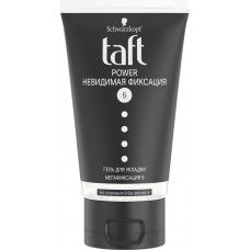 Гель для укладки волос TAFT Power невидимая фиксация, 5 мегафиксация, 150мл в магазинах Лента