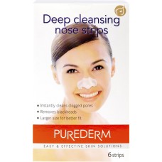 Полоски для лица PUREDERM для глубокого очищения пор, 6шт в магазинах Лента