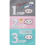 Средство для очистки пор HOLIKA HOLIKA Pig-nose Clear Black Head 3-step Kit Трехступенчатый набор, 14г